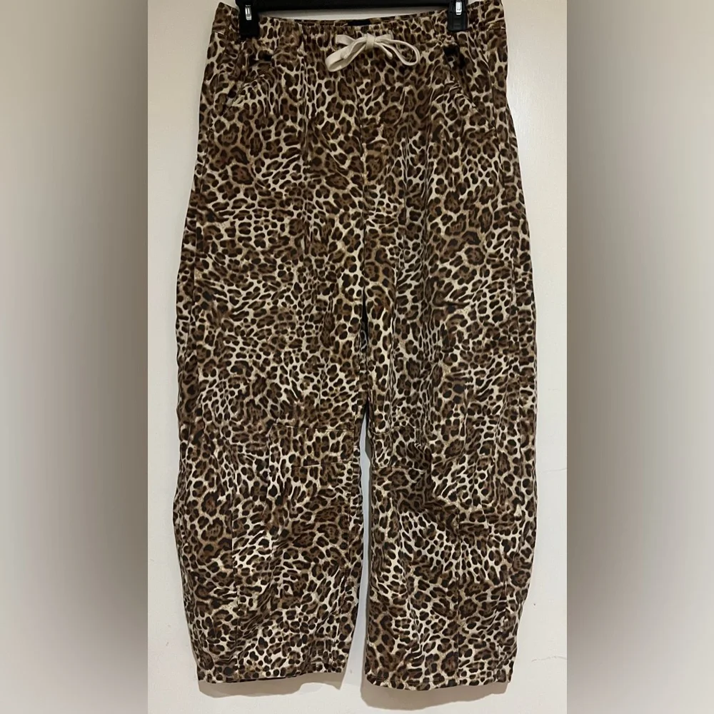 Women’s GAP Animal Print Trousers - Picture 1 of 4
